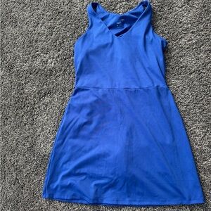 Blue Sleeveless athletic Dress